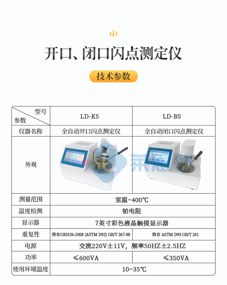 全自動開口閃點(diǎn)測定儀